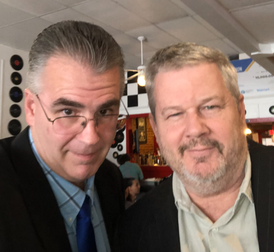 GeorgiaVFAF's tweet photo. Stan Fitzgerald with Investigative Journalist Todd Wood | 2021
Stan Fitzgerald with investigative journalist and author L. Todd Wood in McDonough, Georgia, on July 19, 2021.
From the Stan Fitzgerald News archives:
https://t.co/njiAgWqvyd
#StanFitzgerald #ToddWood #Georgia #Journalism