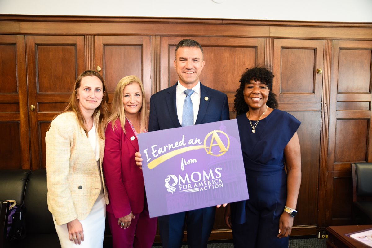 RepRudyYakym's tweet photo. America First means putting Family First, and that starts with America's moms.

Thank you, @momsforamerica, for recognizing my work to fight for the American family. https://t.co/VH0bdiqV86