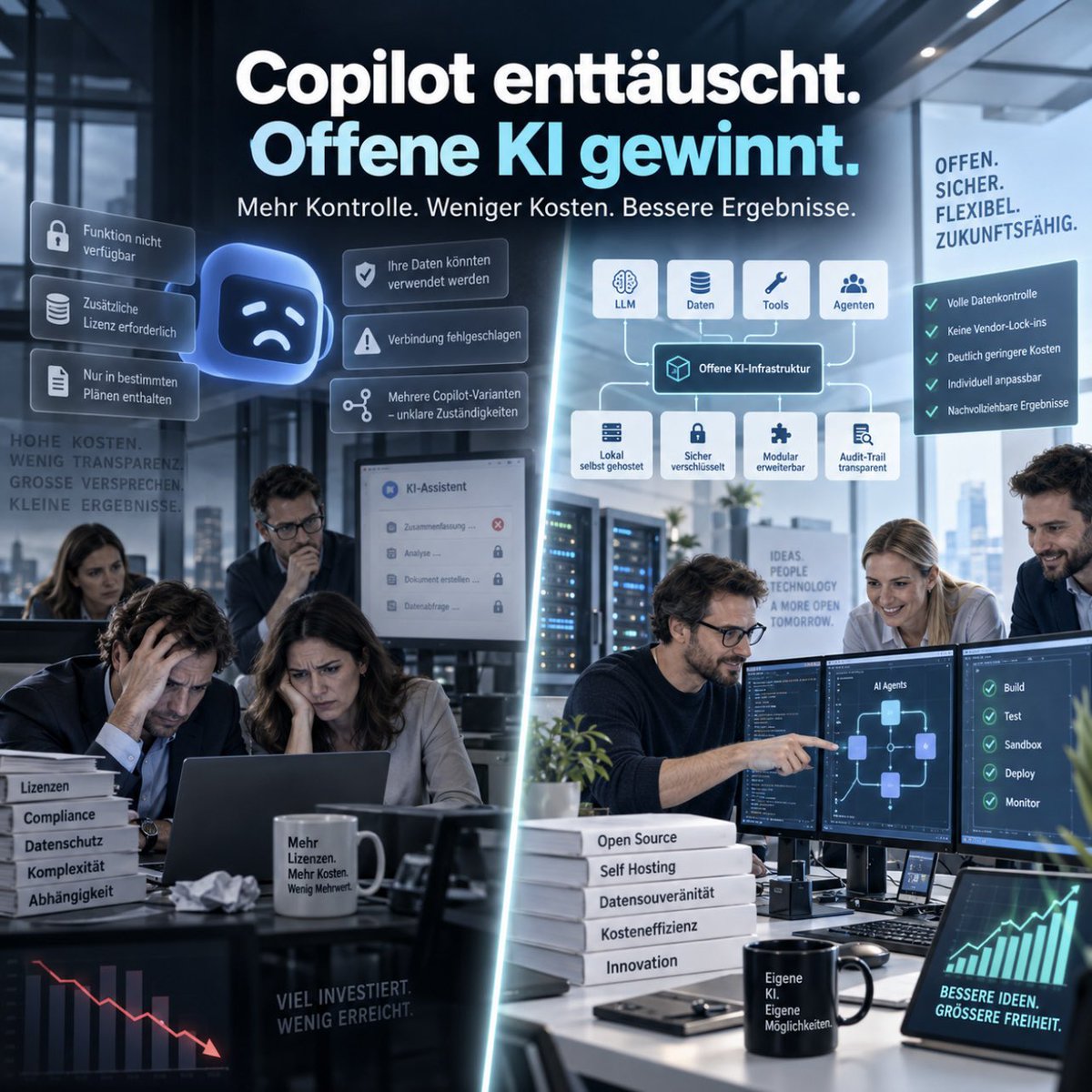 _PetkovicD_'s tweet photo. 😤 #MicrosoftCopilot ist schlecht gealtert. Als ehemaliger #CopilotAmbassador habe ich die enttäuschten Gesichter gesehen. Heute gibt es #Codex &amp; #Harness-Systeme, die mehr können – teilweise #kostenlos! 

💬 Seid ihr schon umgestiegen?

#KI #AI #OpenSource https://t.co/PG44Ufw2Ol