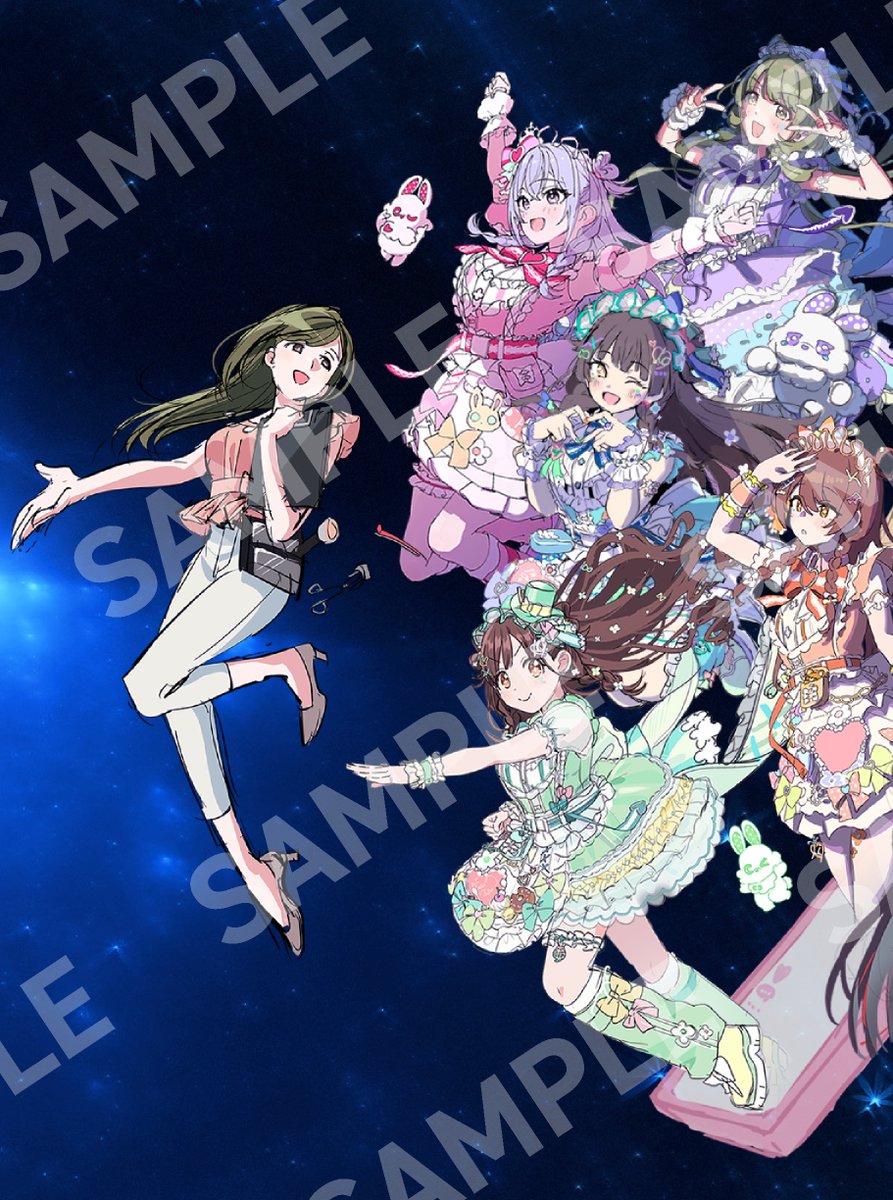 REFRAC7IONSadpj's tweet photo. #リフラクションズ応援広告  
7つのユニットが初めて揃う記念すべきライブをお祝いするため、応援広告を制作中です！    

アイドル 28 人とはづきさんを一枚に描いた、大きな広告の掲出を目指しています。 https://t.co/V3S3a2bETp
