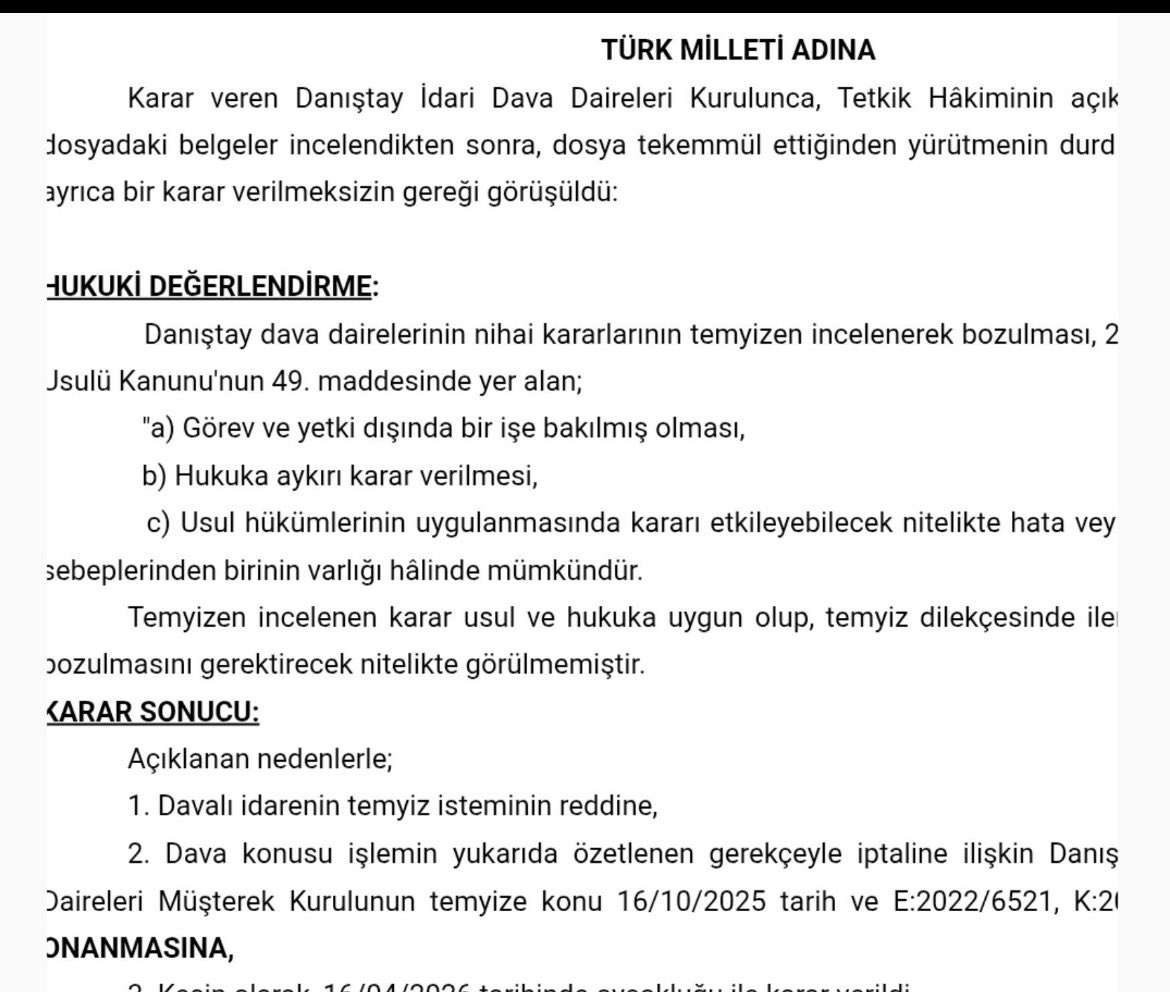 Srpulsy's tweet photo. Önemli ‼️
27/12/2021 tarih ve 2021/24 sayılı, "Sahipsiz ve Tehlike Arz Eden Hayvanlar Hakkında" konulu Genelge Sayın @AvGulcinYapici ‘nın açtığı dava sonucu resmen iptal olmuştur.

Böylelikle Hayvanlar üzerinde yasa gereği @TCTarim haricinde başka bir bakanlığın genelge vb  ile tasarruf yetkisi olmadığı kesinleşmiştir.

Emsal olması ve geçmiş yetkisiz uygulamaların yarattığı magduriyet ile ilgili dava yolları açıldığı için  paylaşılmıştır.

Uzun lafın kısası içişleri bakanı, valilikler sokak hayvanları hakkında karar alamaz, belediyeleri toplama konusunda zorlayamaz, ceza ile tehdit edemez! 
#7527İptalEdilsin