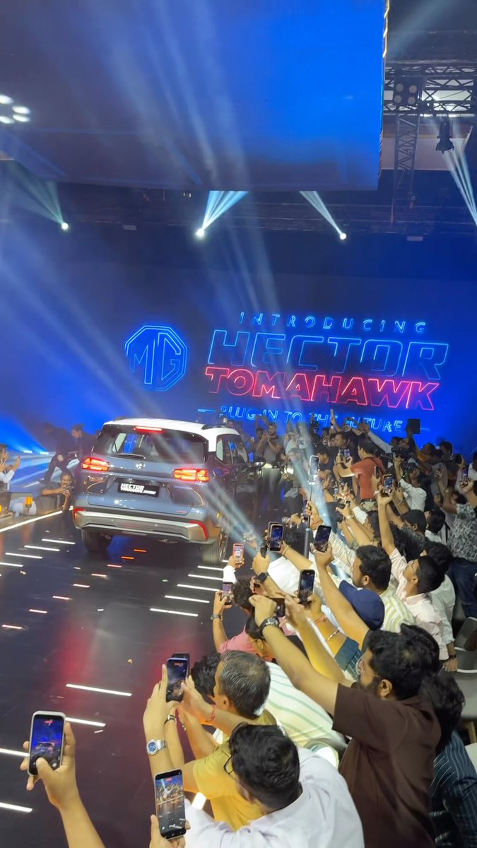 SilviaColunga14's tweet photo. MG HECTOR TOMAHAWK PLUG-IN HYBRID LAUNCHED WITH A 1, 100 KM RANGE @mgmotorin https://t.co/L4DEnZcwPp