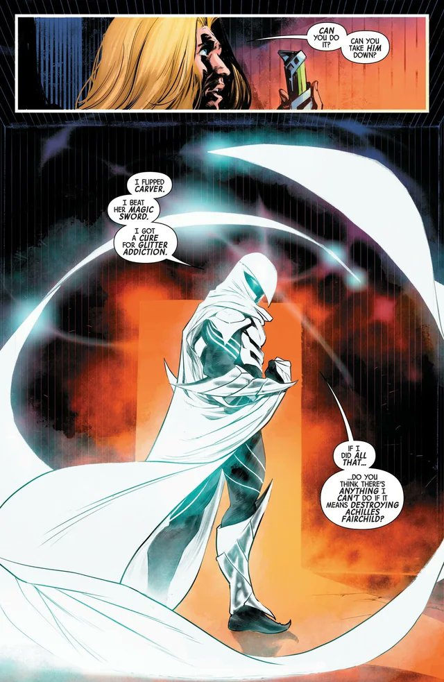 GarladorJones's tweet photo. Come read Moon Knight.

We got
- Hype moments and aura
- Scarousing catgirls
- Great writing… and even more hype moments and aura
- 8-Ball https://t.co/33kNnwYIOM