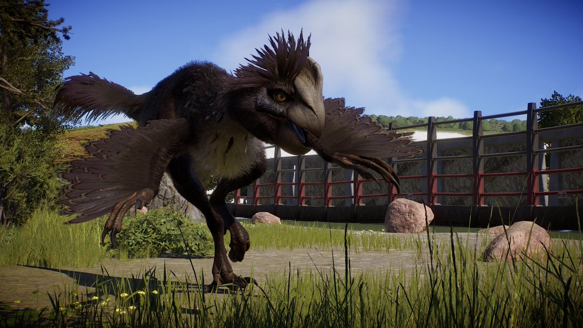Paleo_Pizza's tweet photo. I miss my big angry goose! 🪿

🦖 - @JW_Evolution 

#jurassicworld
#jurassicworldevolution2 
#gigantoraptor
#jurassicworldevolution3 https://t.co/qmsN89c7KN