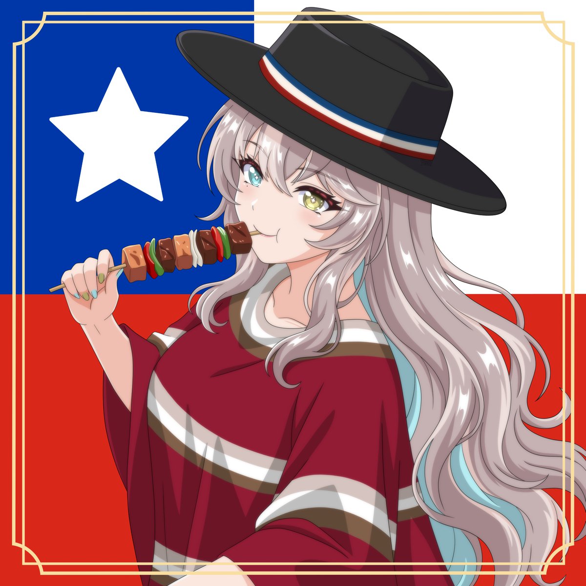 VeguitoBlaze's tweet photo. !FELICES FIESTAS PATRIAS! π¨π±β¨
Felices fiestas para mis panas Chilenos UYUUIIII
#veguiart #fanoart https://t.co/Rvvsay5V2H