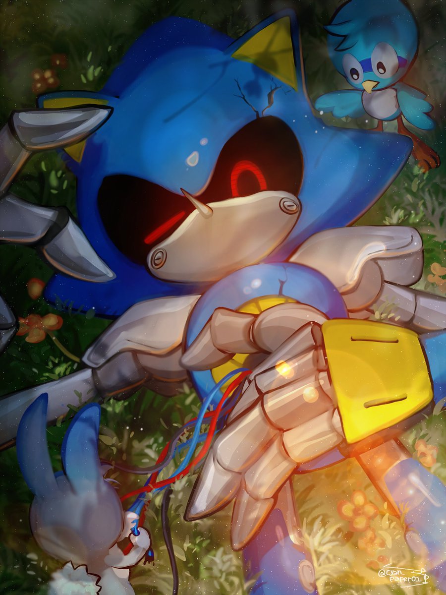 cyan_paper01's tweet photo. #MetalSonic 🕊️re🕊️ https://t.co/VcMkMrg4Kw