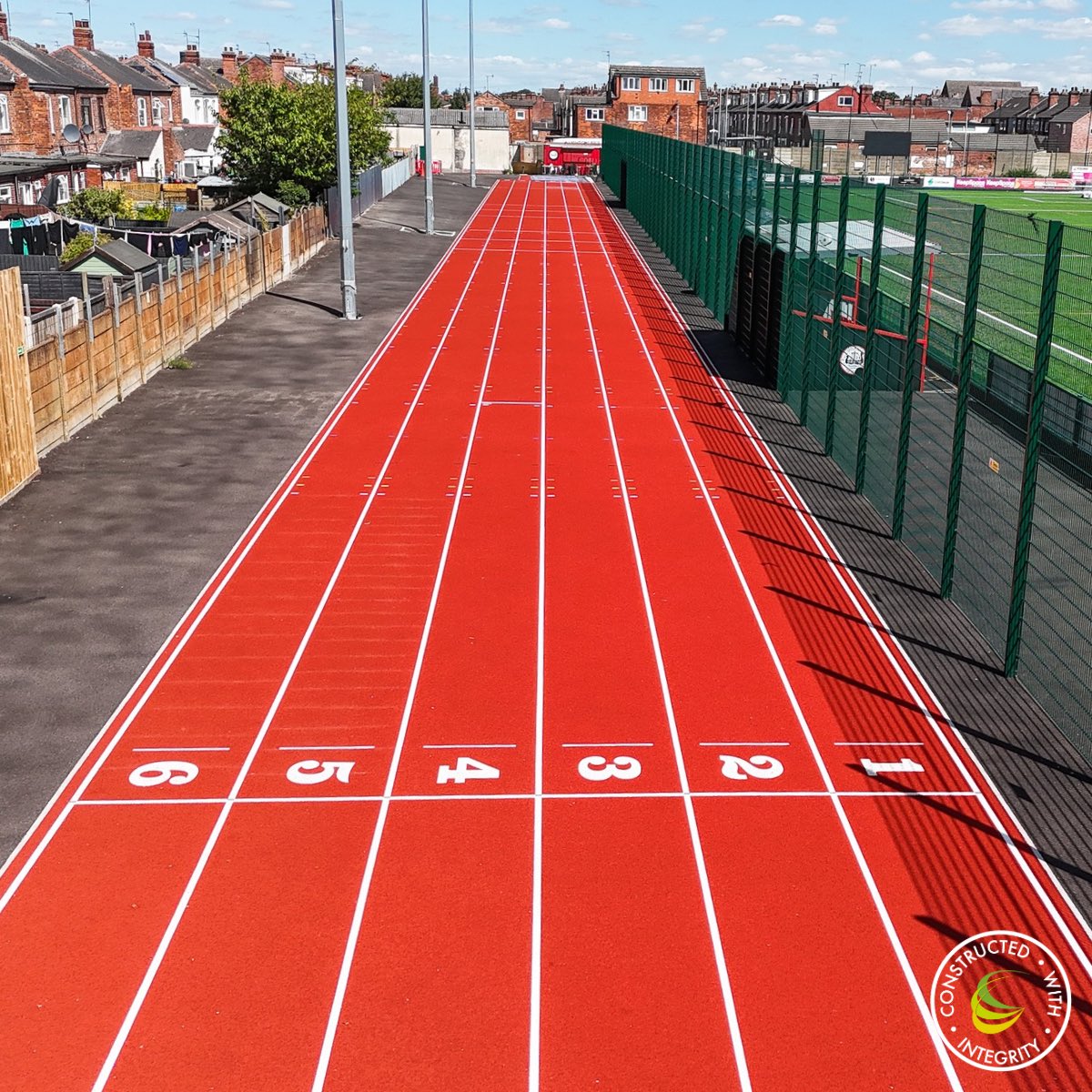 SCSlatter's tweet photo. More than a pitch. A community sports facility. 👏
⚽ Better quality of play 🏉 Increased attendance for football and rugby league 💷 Additional revenue from small-sided football &amp; stadium pitch hire 🏃 Facilities used by a local youth athletics club
#ConstructedWithIntegrity https://t.co/LVktPbyeZv