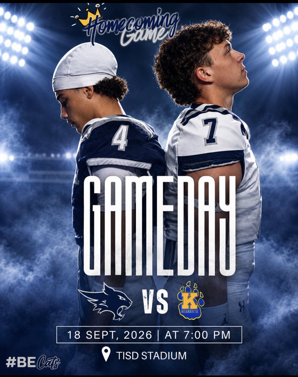 Football_TMHS's tweet photo. GAME DAY🏈 HOMECOMING EDITION 🐾 GO CATS! https://t.co/D2plczHHGw