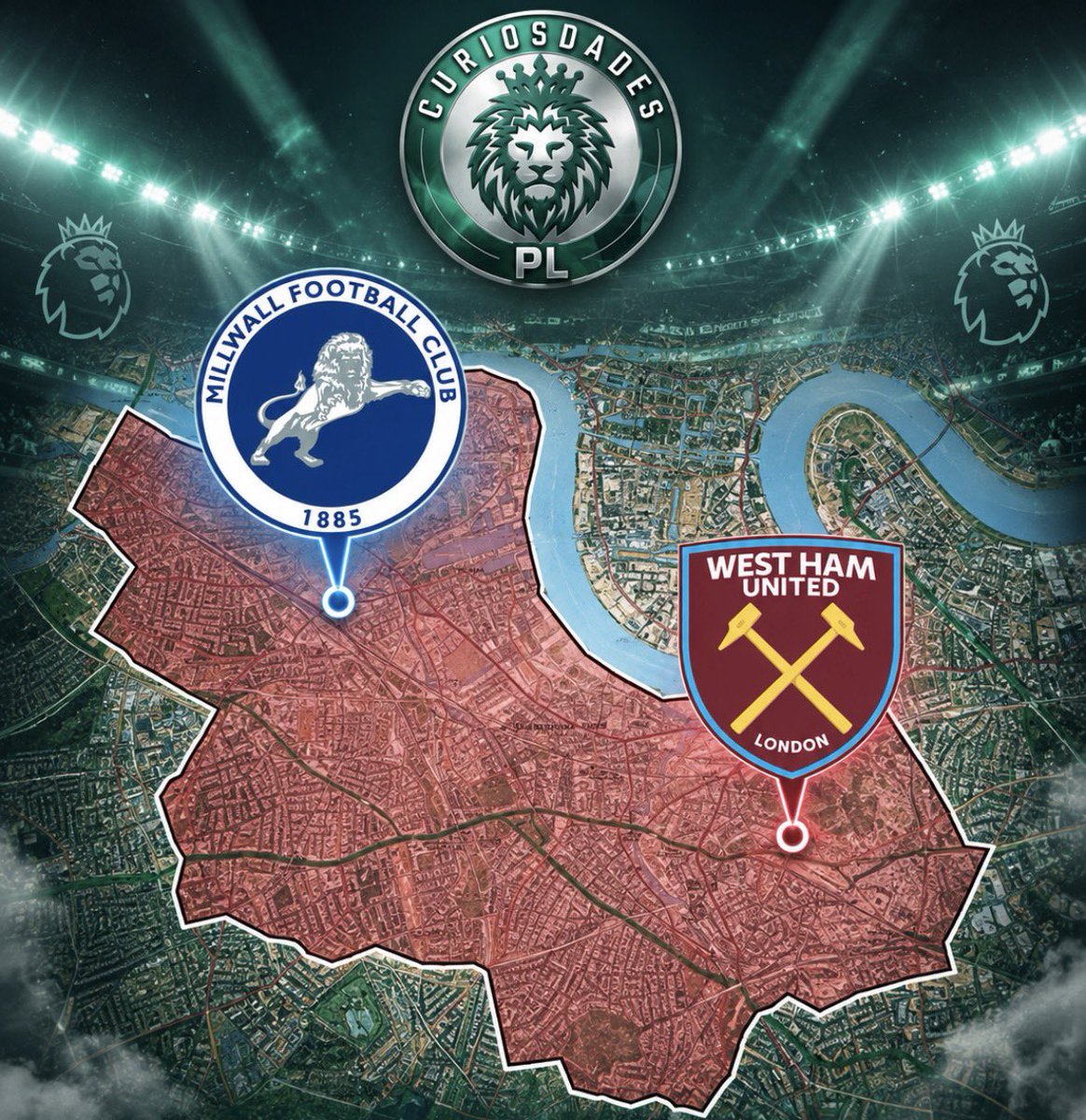 CuriosidadesPRL's tweet photo. 🚨 OPERAÇÃO GIGANTESCA EM LONDRES!

A Polícia Metropolitana mobilizará cerca de 400 policiais para o dérbi Millwall x West Ham, neste sábado. 🚓

🐕 Cães policiais
🐎 Polícia montada
📹 Reconhecimento facial ao vivo
🚨 Ordem de dispersão em parte do sudeste de Londres

O clássico não acontece desde 2012. 🔥