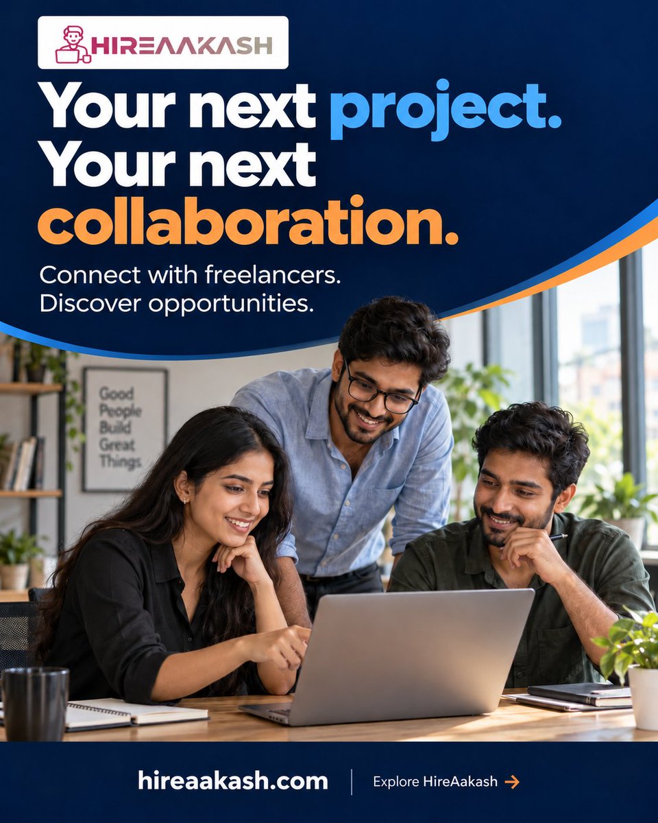 AkSolution93442's tweet photo. Your next project. Your next collaboration.

Find freelance services or showcase your skills on HireAakash—from web development and design to content and marketing.

Explore: https://t.co/IZs9U7gIem

What are you building next?

#HireAakash #Freelancing https://t.co/NLawUmDFHc
