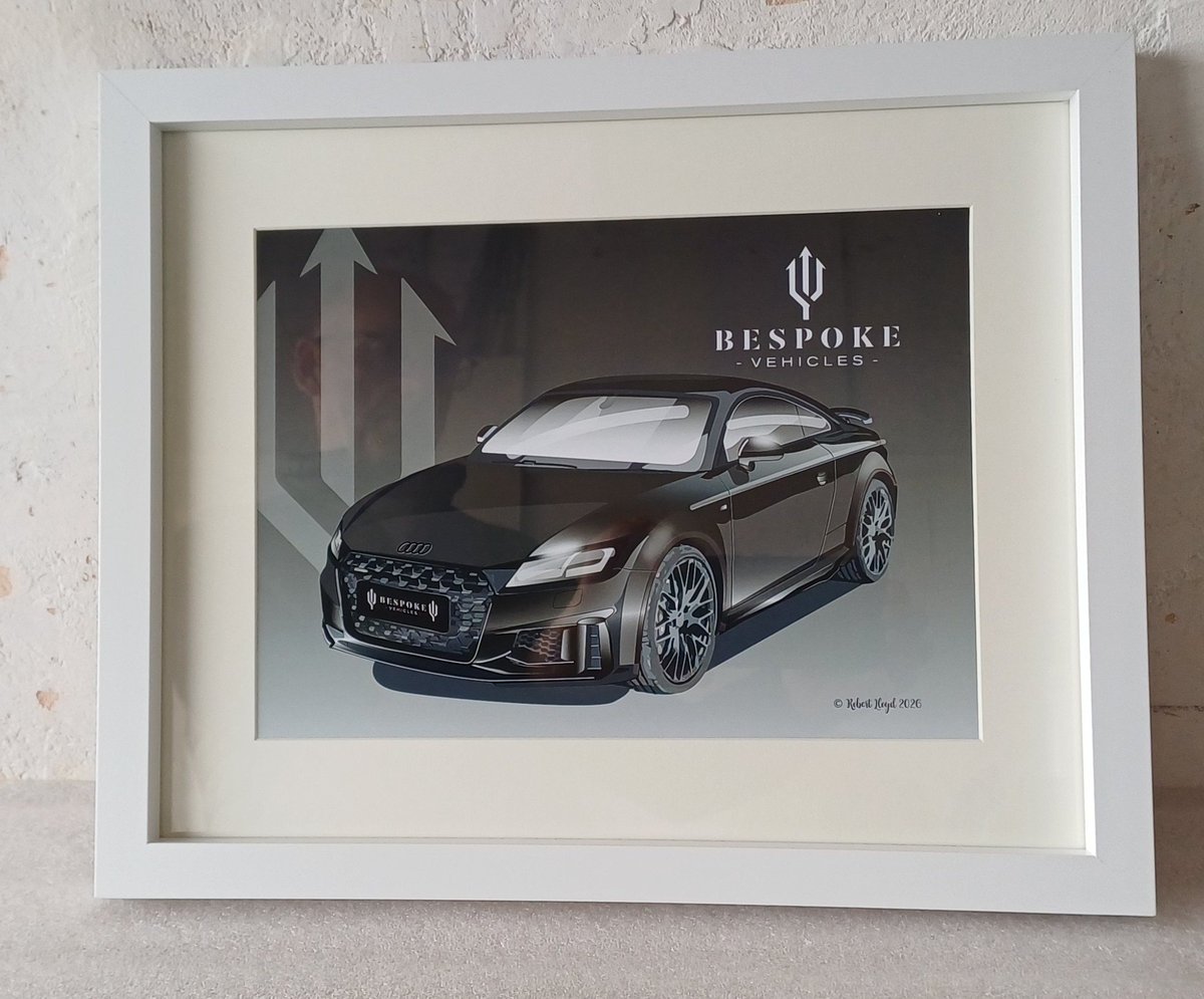arty_lloyd's tweet photo. Audi TT 3.2 leaves the offices of Bespoke Vehicle Sales, Sheffield.
With a 1 of 1 artwork to match! Looking fab!
#auditt #carart #audiquattro https://t.co/oQ3xE9kkwU
