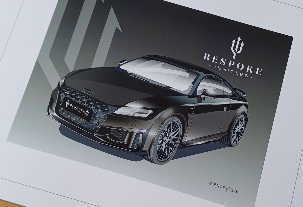 arty_lloyd's tweet photo. Audi TT 3.2 leaves the offices of Bespoke Vehicle Sales, Sheffield.
With a 1 of 1 artwork to match! Looking fab!
#auditt #carart #audiquattro https://t.co/oQ3xE9kkwU