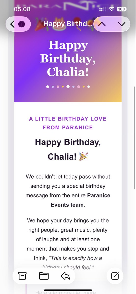 lovelii_xx's tweet photo. Paranice fancyyyy anuff😂😂‼️
The most unexpected birthday greeting…I ready for Oct 18th🥳🥳 https://t.co/o5m6Mor6bm
