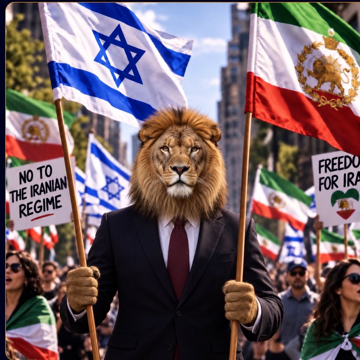 iamhurad's tweet photo. Iranian and Israeli people are best friends. https://t.co/NDE7lrZv94