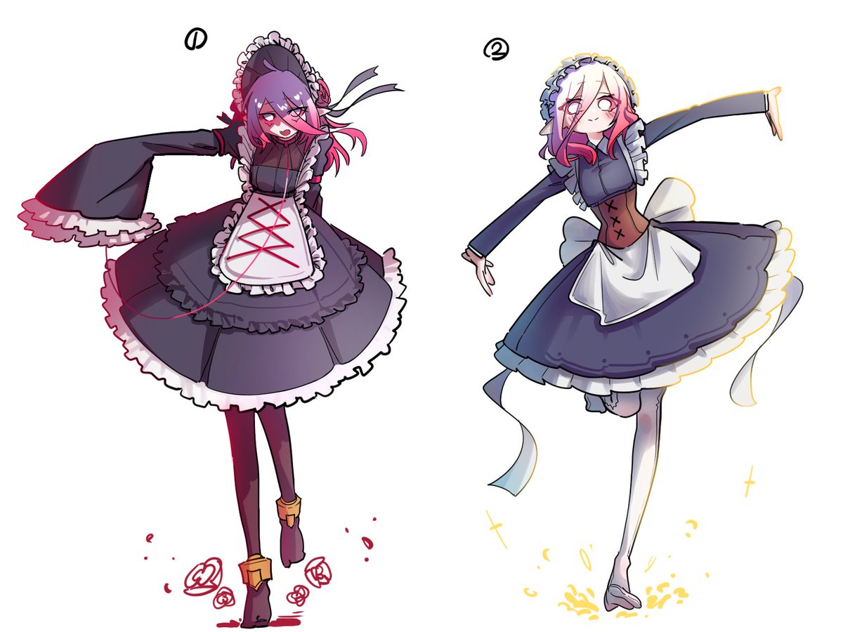 parvus_daemonH's tweet photo. Which maid would you choose? #Briar #leagueoflegends https://t.co/MSSzzBnmUS