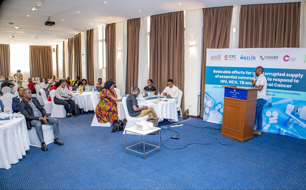 cehurduganda's tweet photo. A Multi-Stakeholder Panel Discussion moderated by Ms @KyomukamaFlavia, ED, @NAFOPHANU || Taking Stock of Progress and Interrogating Barriers to #AccessToMedicines

Dr. Martha Grace Ajulong, Commissioner Pharmaceuticals and Supply Chain, @MinofHealthUG called for policy and legal reforms that support local pharmaceutical production, including technology and skills transfer, greater use of TRIPS flexibilities and a review of the Industrial Property Act. She also noted the need to strengthen implementation of the Health Supply Chain Framework and address financing gaps following reductions in external support.

Amos Ntumanya, Senior Inspector, @UNDAuthority explained that access to medicines goes beyond availability. It also depends on affordability, geographical accessibility, acceptability, safety, efficacy and quality. He pointed to lengthy registration processes and regulatory capacity as some of the barriers that need attention.

James Lubwama, @URSBH highlighted the importance of transparency within the patent system, noting that patent information is published and that stakeholders can access information held by the Bureau within the law. He emphasised that the disclosure function of patents provides an opportunity for government and other stakeholders to understand what has been patented and use that information to inform access-to-medicines interventions.

Dr. Adrian K. Ddungu @Labg_DZ, Uganda Pharmaceuticals and Manufacturers Association highlighted the challenges facing local pharmaceutical manufacturers, particularly financing, market access, affordability and the cost of technology transfer. He called for procurement approaches that provide local manufacturers with predictable market opportunities, creating greater incentive for investment and technology transfer.

Moses @jtalibita, Academia emphasised the role of academia in generating evidence to inform policy and supporting a regulatory impact assessment of proposed reforms to the Industrial Property Act. He also called for stronger links between researchers and practitioners, comparative research, knowledge translation and greater participation of academics in public policy consultations.

𝘛𝘩𝘦 𝘱𝘢𝘯𝘦𝘭 𝘱𝘰𝘪𝘯𝘵𝘦𝘥 𝘵𝘰 𝘵𝘩𝘦 𝘯𝘦𝘦𝘥 𝘵𝘰 𝘮𝘰𝘷𝘦 𝘣𝘦𝘺𝘰𝘯𝘥 𝘪𝘥𝘦𝘯𝘵𝘪𝘧𝘺𝘪𝘯𝘨 𝘣𝘢𝘳𝘳𝘪𝘦𝘳𝘴 𝘢𝘯𝘥 𝘴𝘵𝘳𝘦𝘯𝘨𝘵𝘩𝘦𝘯 𝘵𝘩𝘦 𝘴𝘺𝘴𝘵𝘦𝘮𝘴, 𝘱𝘰𝘭𝘪𝘤𝘪𝘦𝘴 𝘢𝘯𝘥 𝘧𝘪𝘯𝘢𝘯𝘤𝘪𝘯𝘨 𝘮𝘦𝘤𝘩𝘢𝘯𝘪𝘴𝘮𝘴 𝘵𝘩𝘢𝘵 𝘤𝘢𝘯 𝘵𝘳𝘢𝘯𝘴𝘭𝘢𝘵𝘦 𝘜𝘨𝘢���𝘥𝘢’𝘴 𝘦𝘹𝘪𝘴𝘵𝘪𝘯𝘨 𝘭𝘦𝘨𝘢𝘭 𝘢𝘯𝘥 𝘪𝘯𝘴𝘵𝘪𝘵𝘶𝘵𝘪𝘰𝘯𝘢𝘭 𝘵𝘰𝘰𝘭𝘴 𝘪𝘯𝘵𝘰 𝘨𝘳𝘦𝘢𝘵𝘦𝘳 𝘢𝘤𝘤𝘦𝘴𝘴 𝘵𝘰 𝘢𝘧𝘧𝘰𝘳𝘥𝘢𝘣𝘭𝘦, 𝘲𝘶𝘢𝘭𝘪𝘵𝘺 𝘮𝘦𝘥𝘪𝘤𝘪𝘯𝘦𝘴.

#HealthSovereignty 
#LocalProduction