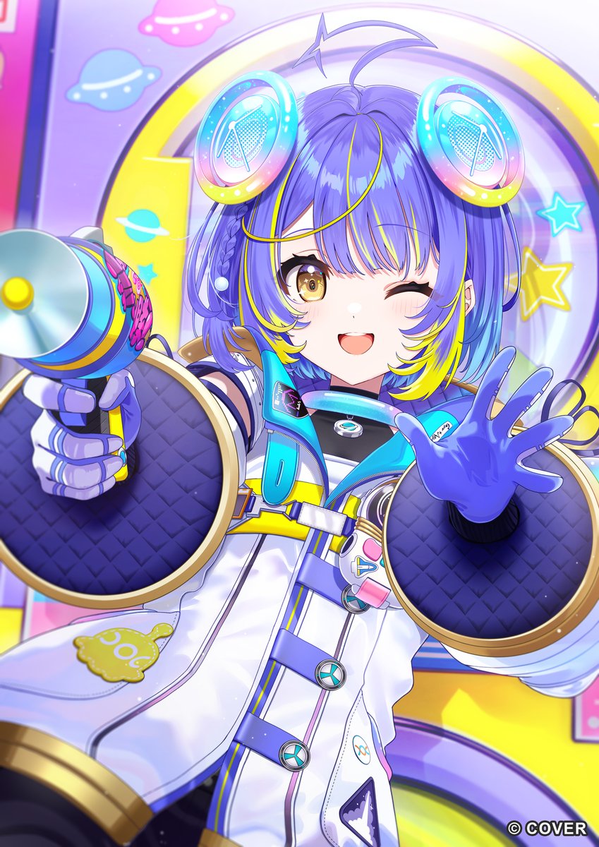 hololive_En's tweet photo. /／
#宙科そぴあ （@sorashina_sopia）
Special Illustration 📡
\＼

📝Official Illustrator
塩かずのこ (@Siokazunoko)

#ASOBIMAWARITAI #アソビまわり隊 #SorashinaSopia #宙科そぴあ https://t.co/D3z5HrilS4