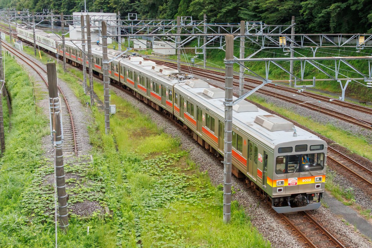SEMI_SAYAMASHI's tweet photo. 2026-09-17 東急9002F 武蔵丘入場
車両基地内の牽引は4019Fでした https://t.co/8Cjjmwd4oP