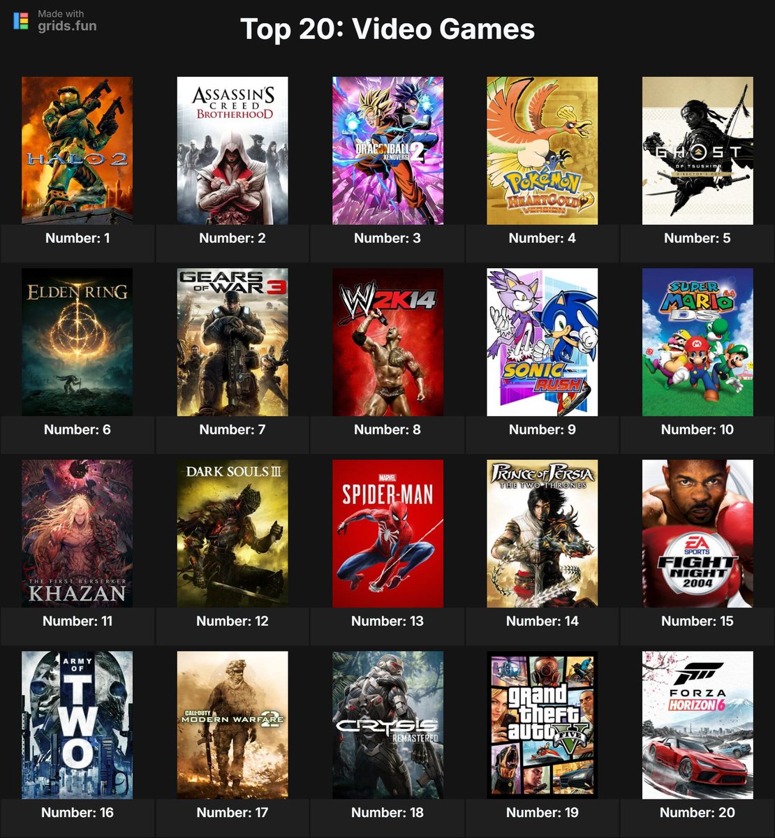 Si1ver_01's tweet photo. Good morning everyone! I did another list this is my personal top 20 favorite games, what do you guys like on here? https://t.co/HDuuUh5qe3
