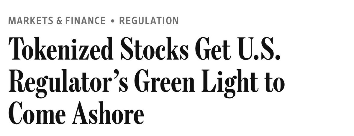 RippleXrpie's tweet photo. 🚨BOOOOOOOOOOOOOM!!! 

WALL STREET JUST GOT ITS GREEN LIGHT TO TOKENIZE STOCKS ON-CHAIN! 🤯

TRILLIONS OF DOLLARS WILL BE UNLOCKED. 
THIS IS JUST THE BEGINNING. 

IT'S HAPPENING! 🔥 https://t.co/pOSTxnEUgC