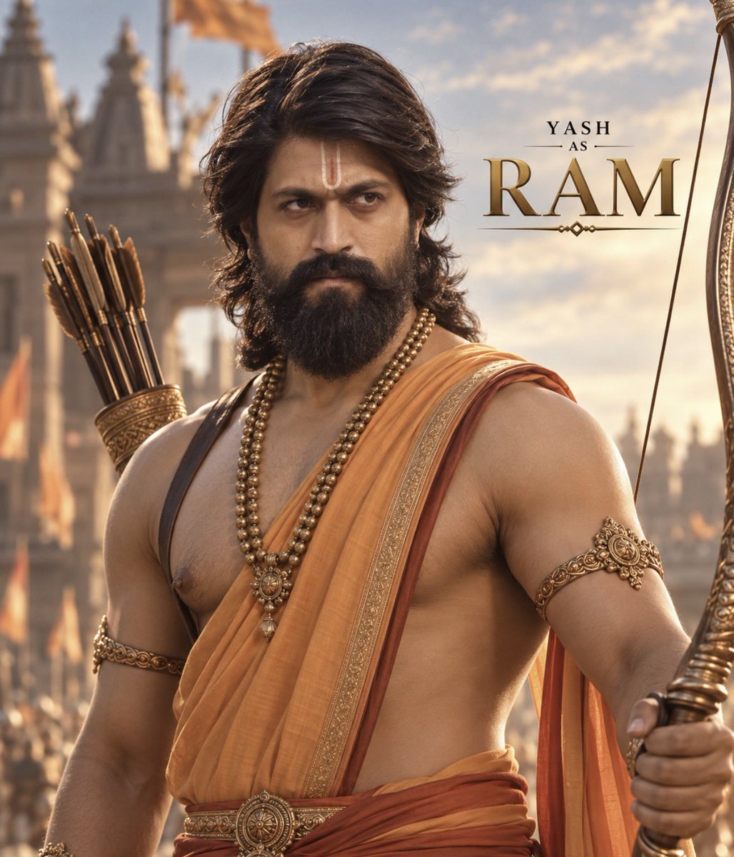 Its_CineHub's tweet photo. 3. #Yash as Lord Rama https://t.co/QM2c3Bp5iU