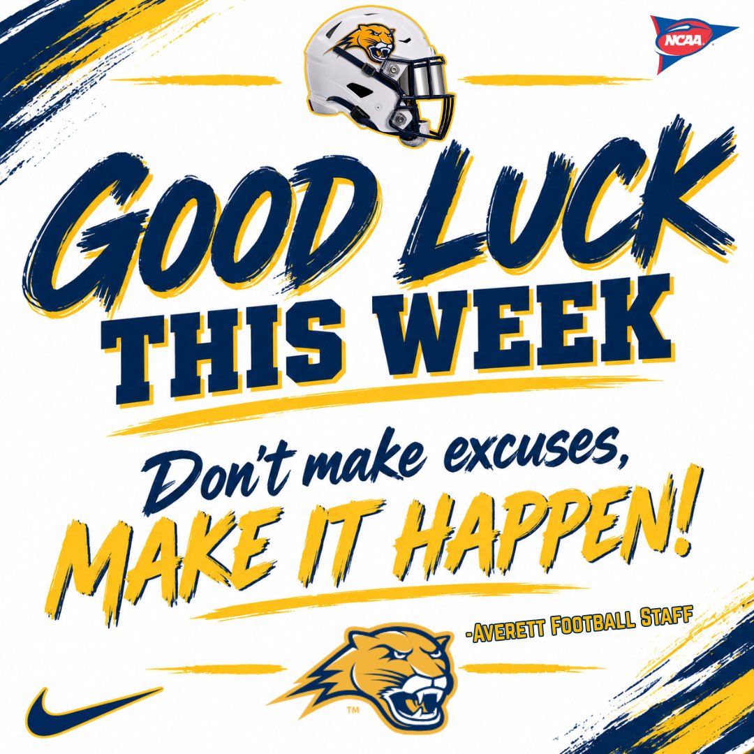 maQwanb77's tweet photo. Thank you for the good luck @AverettFootball 
@CoachQuinn19 
#TheViLLE 
“Don’t make excuses make it happen”
#GOCougars 
@CoachDixon11 
@Coach_Caskey 
@Coach_Jolly https://t.co/jiyJKcaTkK