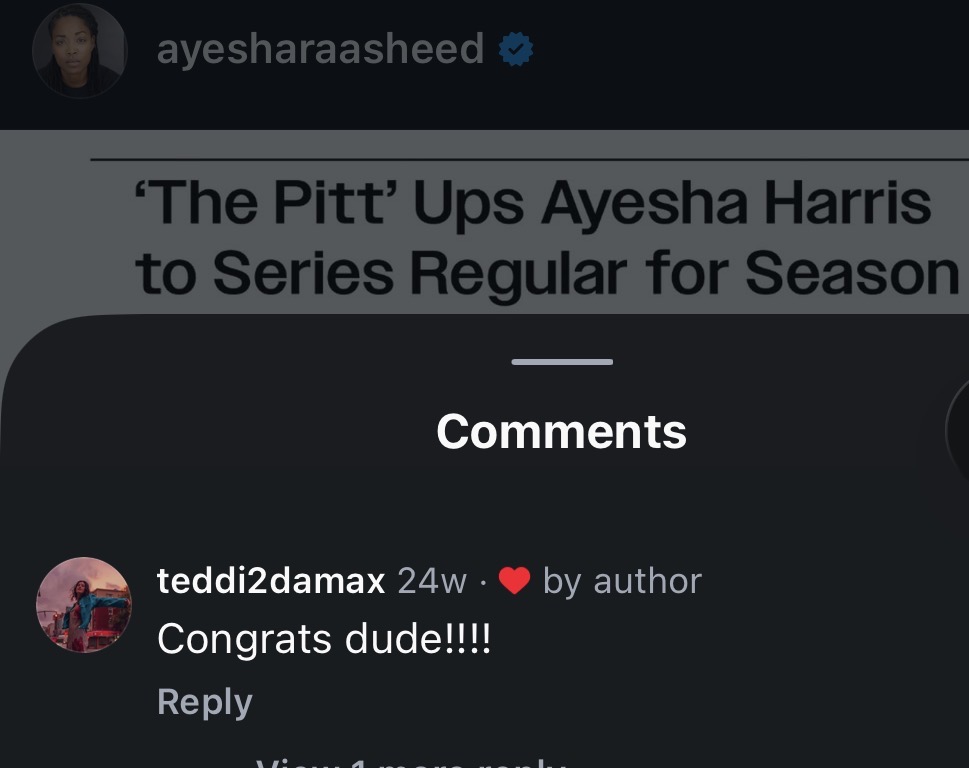tedracrave's tweet photo. ANDDD a Happy birthday to our most lovely Ayesha Harris!! Tedra and Ayesha will also be reunited for ‘The Pitt’ season three! We’re so excited to see them together again! https://t.co/Sd7MJDa35X