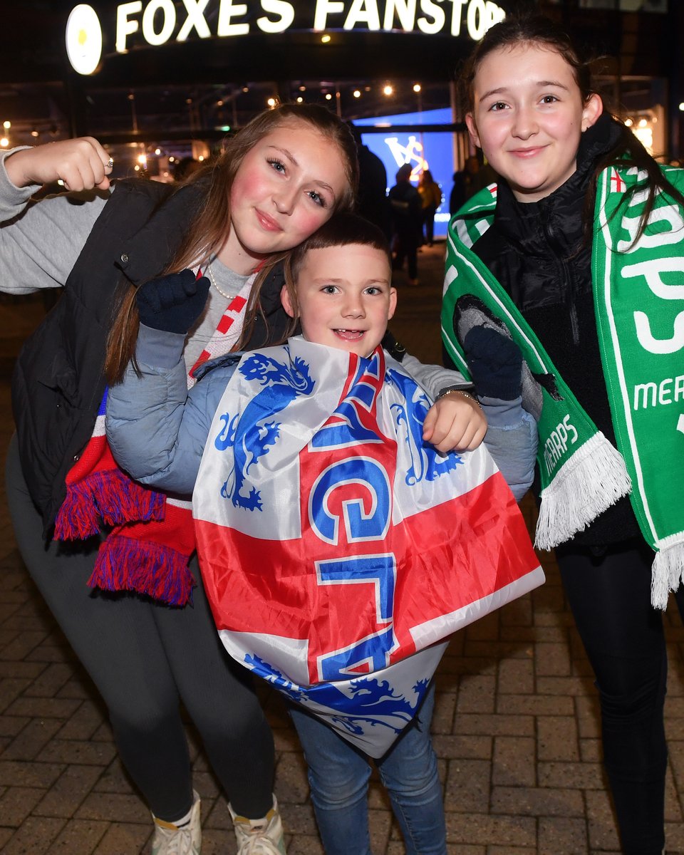 England supporters during a recent Lionesses fixture at King Power Stadium.