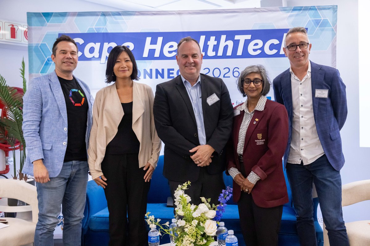StellenboschN's tweet photo. Funding health innovation takes more than capital. At #CapeHealthTechConnect, panellists highlighted diverse funding, commercial traction, early industry engagement and strong relationships as essential to moving African innovation towards real-world impact. #CapeHealth https://t.co/i9Pl8EM1Xe