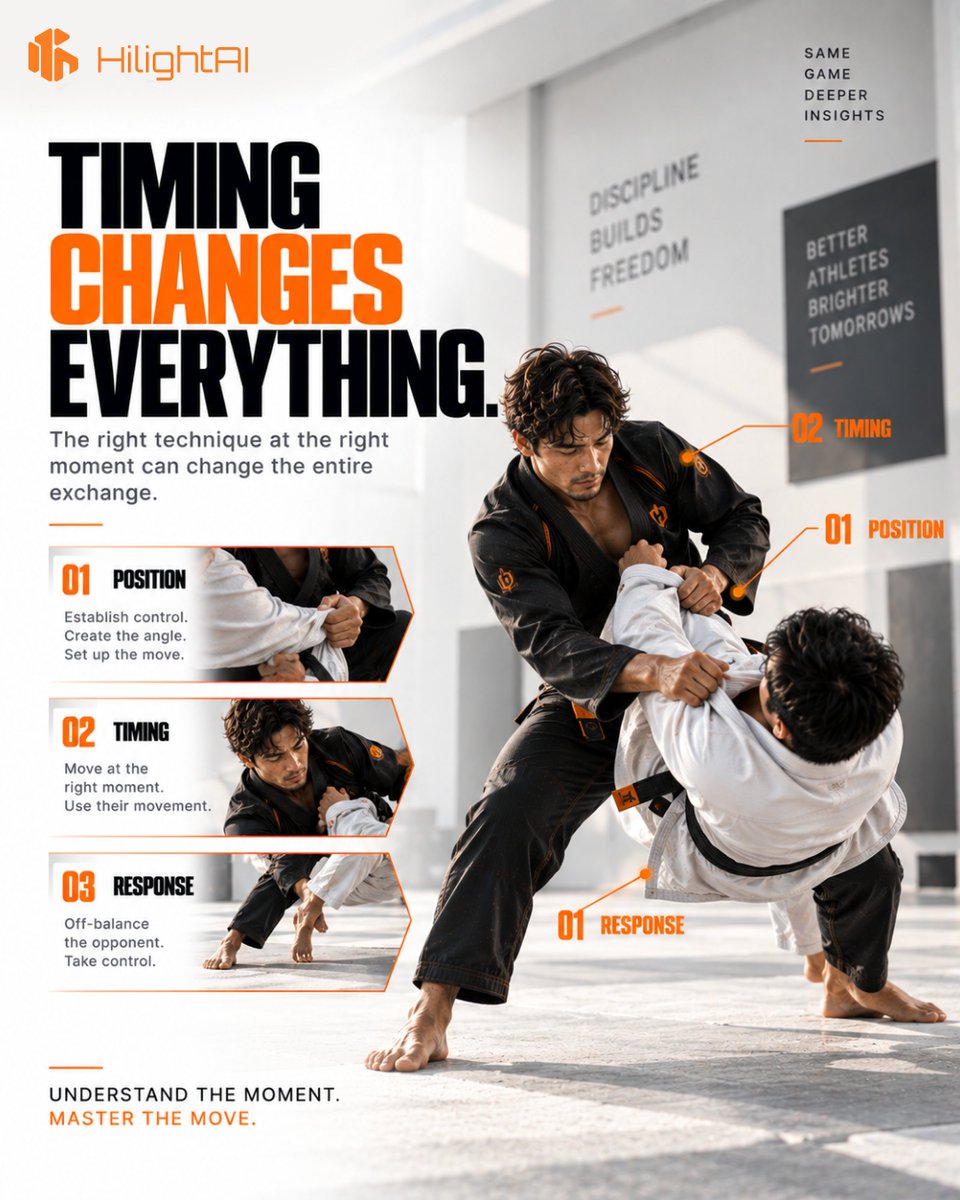 HiLight_AI's tweet photo. Turn Every Jujitsu Move Into Measurable Progress๐ฅ.
Start understanding your performance with HiLightAI. ๐
#HiLightAI #Jujitsu #JiuJitsu #SportsAI #AIAnalysis #SportsPerformance #AthleteDevelopment #PerformanceAnalysis #MovementAnalysis #SportsTechnology #MartialArts https://t.co/2wR1C9XfbK