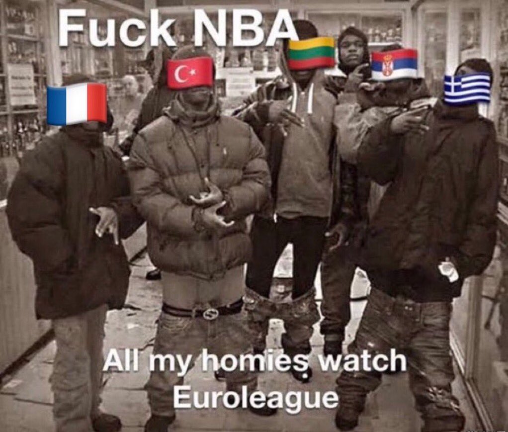 hellnolin's tweet photo. all my homies watch Euroleague https://t.co/qkCZtNnfuM