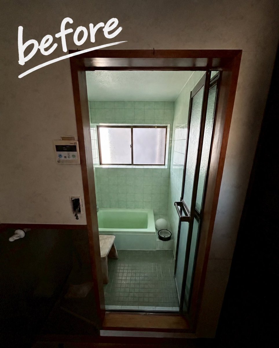 KiyoOkamoto's tweet photo. お風呂って、
ここまで変わるんです。 
昔ながらの浴室が
ホテルライクで落ち着く空間に🪴
 
毎日使う場所だからこそ、
快適さは暮らしに直結します🛁*。

先日投稿したサウナと同じ現場です。

Before Afterを見ると、リフォー��の力ってすごいなと改めて思います。

㊨Before  ㊧After

※私の師の作品です。東京営業所でstart。