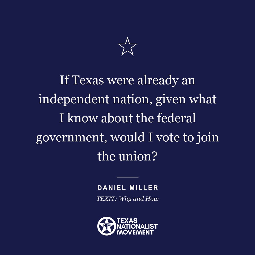 TexasNatMov's tweet photo. Turn the question around and it answers itself. Knowing what Washington has become, who would sign up for it today? https://t.co/itmnHPcWiz