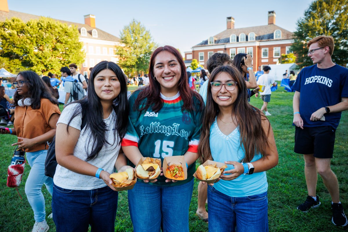HopkinsDining's tweet photo. What a night, Blue Jays! 💙

Blue Jay Bash 2026 brought the Hopkins community together for an unforgettable evening filled with carnival games, delicious food, live entertainment, caricatures, and plenty of Blue Jay spirit!

Thank you to everyone who joined us at Decker Quad— and to the incredible teams, partners, and vendors who helped bring the celebration to life. We loved kicking off the academic year with you and creating memories that will last well beyond the Bash.
Until next year, Blue Jays!

Tag the friends you see on this post!

#BlueJayBash2026 #HopkinsDining #JHU