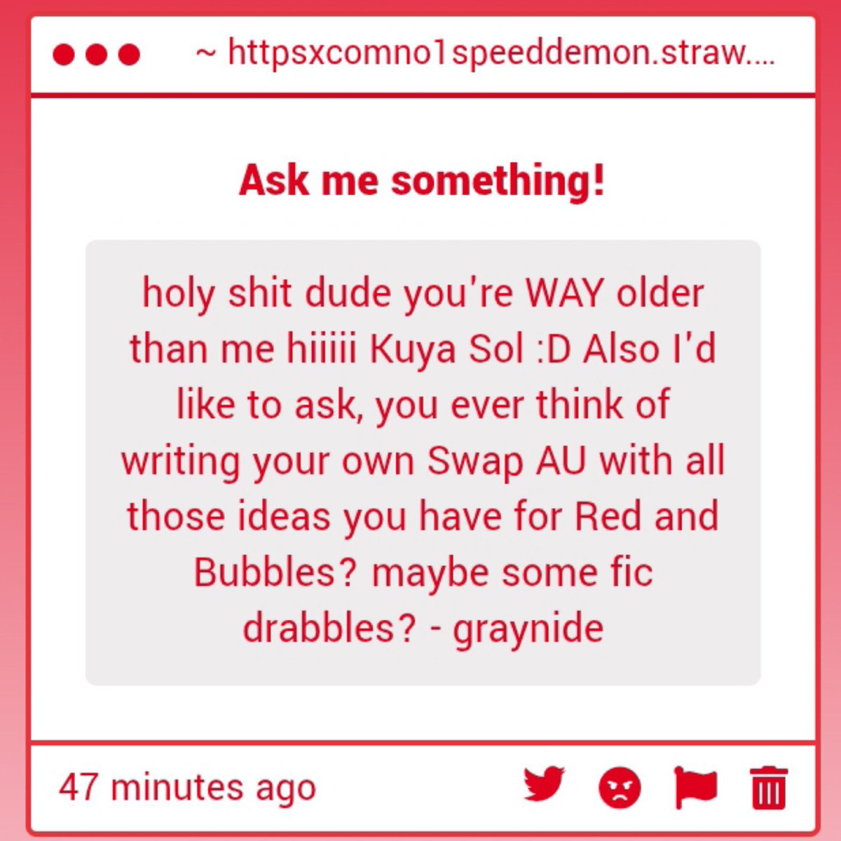No1SpeedDemon tweet picture