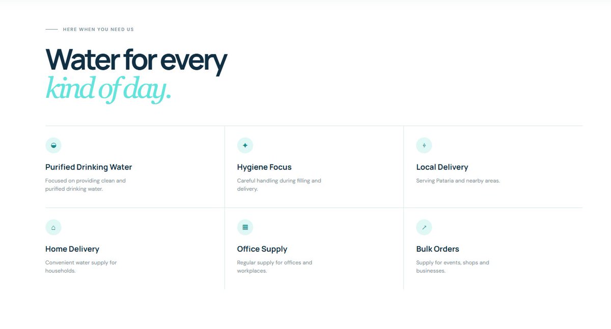 aashuyadavvv's tweet photo. 🚀 Built &amp; deployed JS AQUA 💧

A premium website for a real local drinking-water business in Pataria, UP.

📲 WhatsApp Ordering
📱 Responsive UI
⚡ Modern UX

Tech: HTML • CSS • JS • React • Tailwind •
Vercel
🔗 https://t.co/TrJ8ViwVU7

#WebDevelopment #ReactJS #JavaScript https://t.co/QwkZPyRrHJ