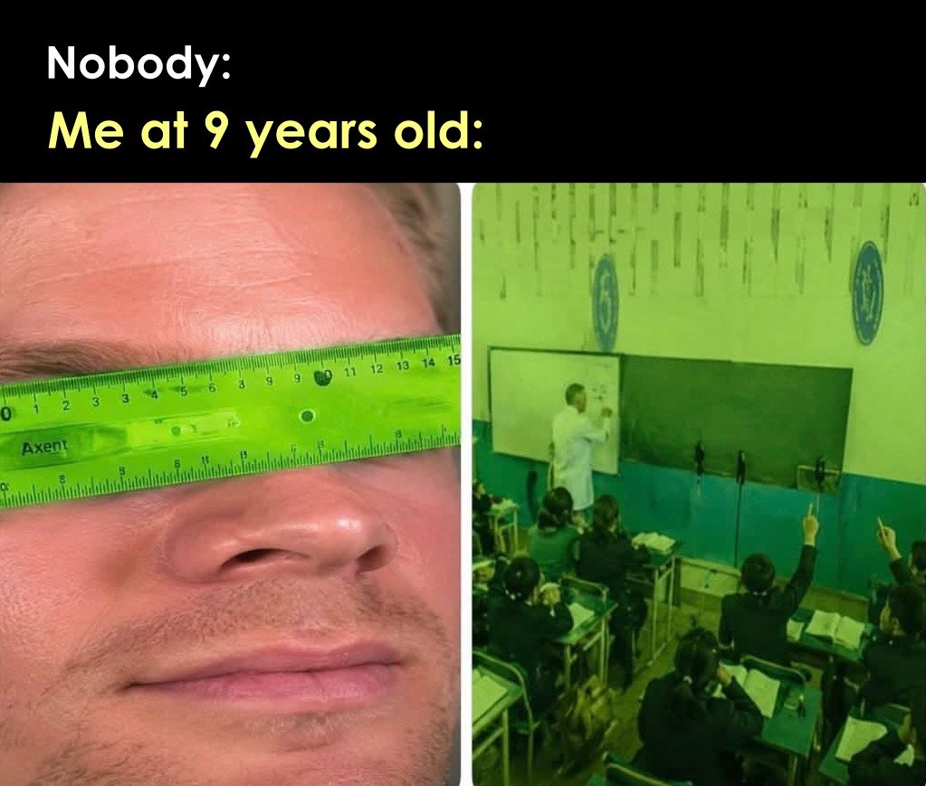 SigmaMeme__'s tweet photo. Me at 9 years old 😂 https://t.co/F9mWi3hbCq