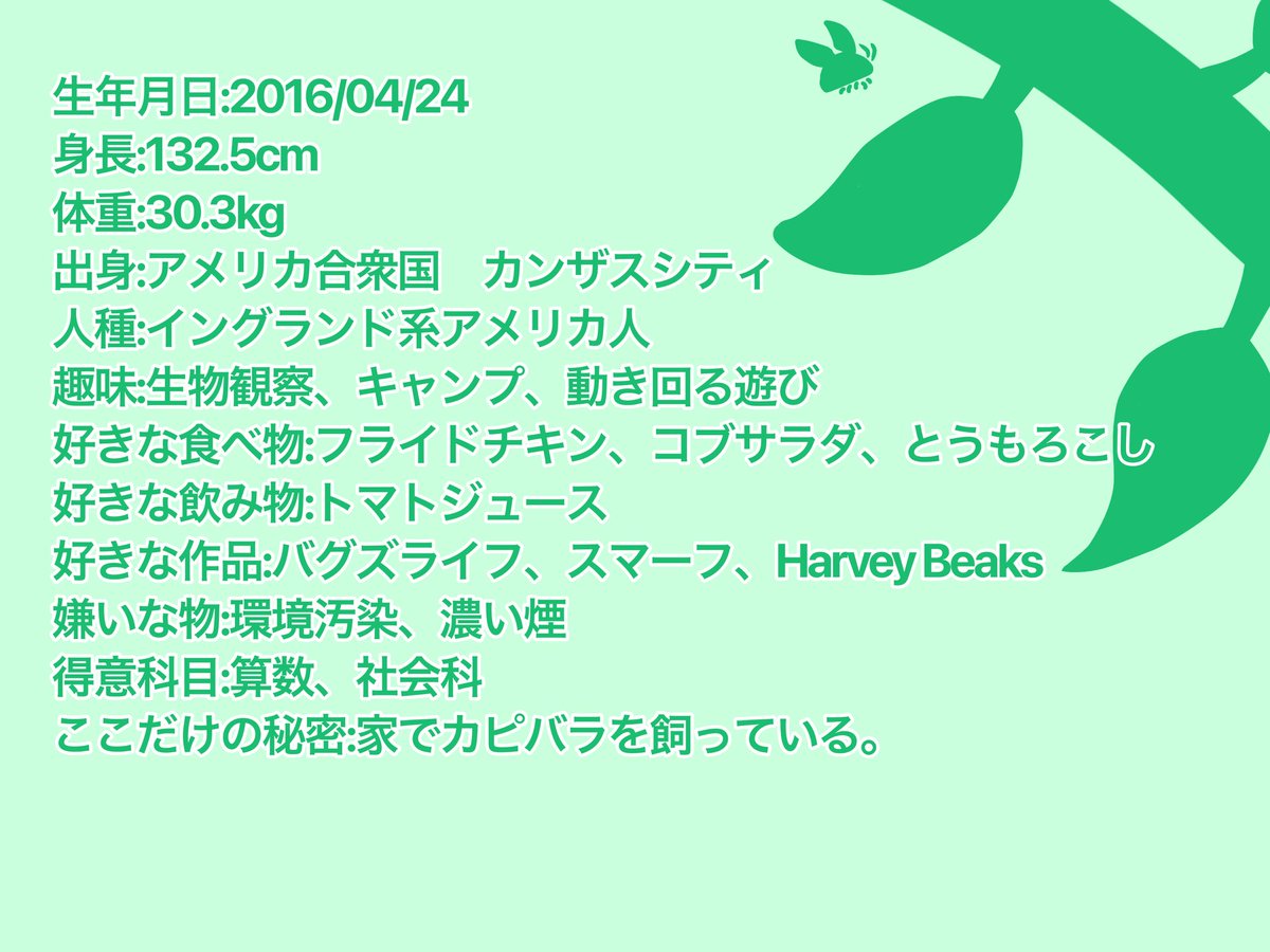 Modsub2026's tweet photo. #モドストリートの子供達　のキャラ紹介12
ジェーン・フランシス・グリーンは、動物や植物が大好きな活発なアウトドア系女子です。自分の個性に偏った子かと思いきや、案外他の女子と噂話で盛り上がったりする事も多いです。 https://t.co/KdZf5ZSako
