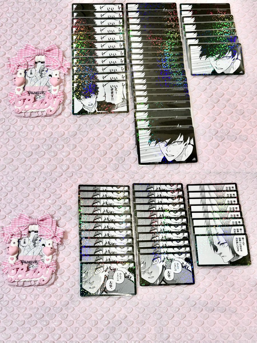 4201223_'s tweet photo. 【譲渡/交換】
ブルーロック　ドンキ　ドンキホーテ
コマイラストカード　コマアクリルブロック

譲￤潔 凪 蜂楽 國神
　　凛 玲王 カイザー

求￤定価＋送料＞同種千切

✧交換は譲渡含むお取引＋5:5〜に当てはまる場合のみ
✧カイザー任意同数
✧まとめてのお取引/アクブロ含むお取引優先 https://t.co/ftU5JNezrc