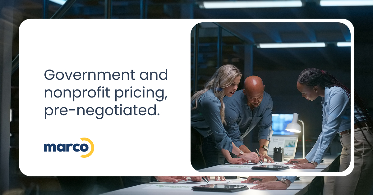MarcoTechnology's tweet photo. Skip the RFP.

Marco's Sourcewell contracts mean that qualifying organizations can move straight to purchasing.

https://t.co/CIC4bS0CXy #Sourcewell https://t.co/o6qfSOd2rY