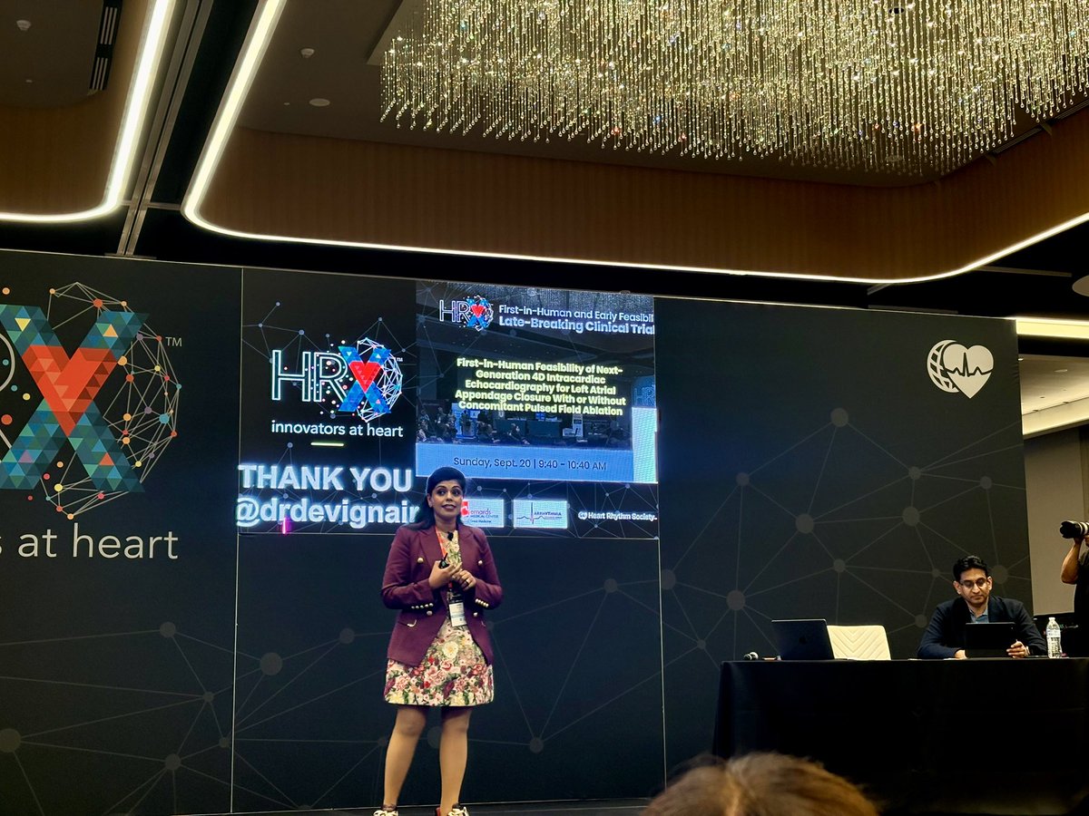 Alessandrapina_'s tweet photo. First day at #HRX for the Innovation Summit and the technology pipeline is insane ๐. What a time to be an EP fellow! #HRX #EP #MedTech
@PrashSanders @experienceHRX https://t.co/ha2LA3Yvli