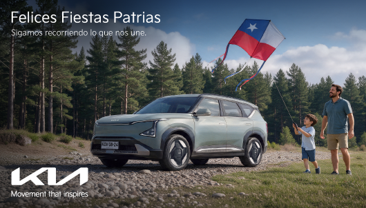 Kia_Chile's tweet photo. ¡Felices Fiestas Patrias! ❤️💙🤍

Que estos días estén llenos de alegría junto a quienes más quieres, disfrutando de nuestras tradiciones y, por supuesto, ¡que nunca falten los paseos en familia! 🚘

Desde Kia Chile, les deseamos un ¡feliz 18! 🇨🇱

#kiaChile #MovimientoQueInspira https://t.co/0NOPN9Jd1F