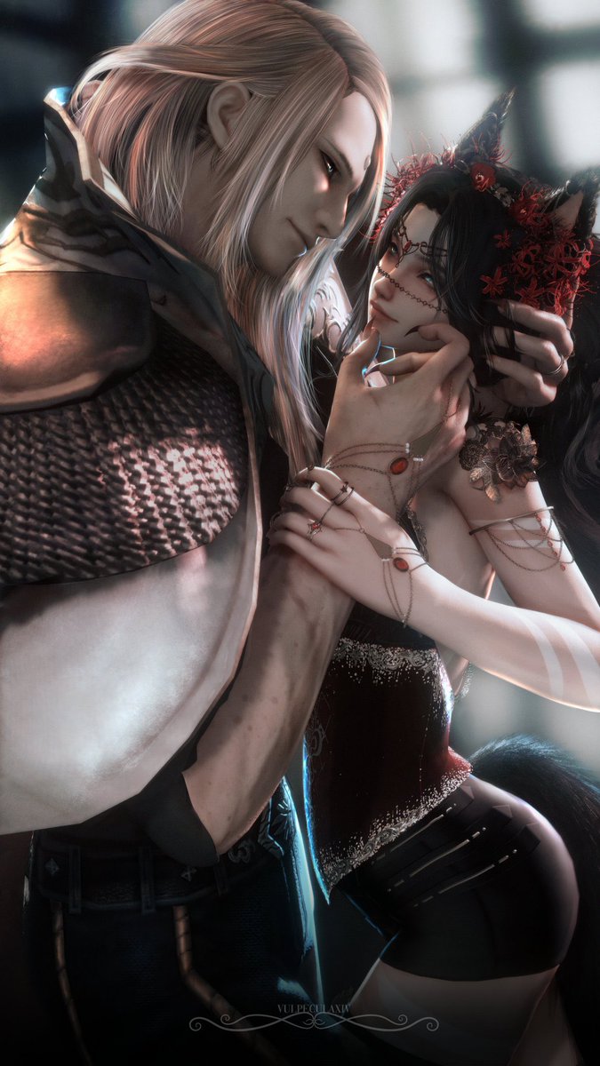 VulpeculaXIV's tweet photo. I am shamelessly engagement baiting because Im ngl, I’m really struggling irl rn and could use the validation and serotonin. 
Throwing the ZenIka in too if anyone wants to show them some love too 👉👈🥺 https://t.co/RXMJFHZwFP