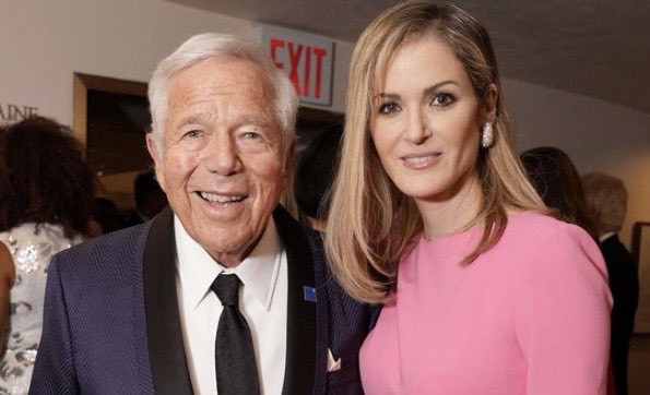 Suzierizzo1's tweet photo. Seriously the Patriot’s owner Robert Kraft’s wife Dr. Dana Blumberg is on the board of trustees of the Kennedy Center & was appointed by Trump in 2025. She was one of the board members who voted in favor of closing the Kennedy Center down. Birds of a feather seem to stick together .