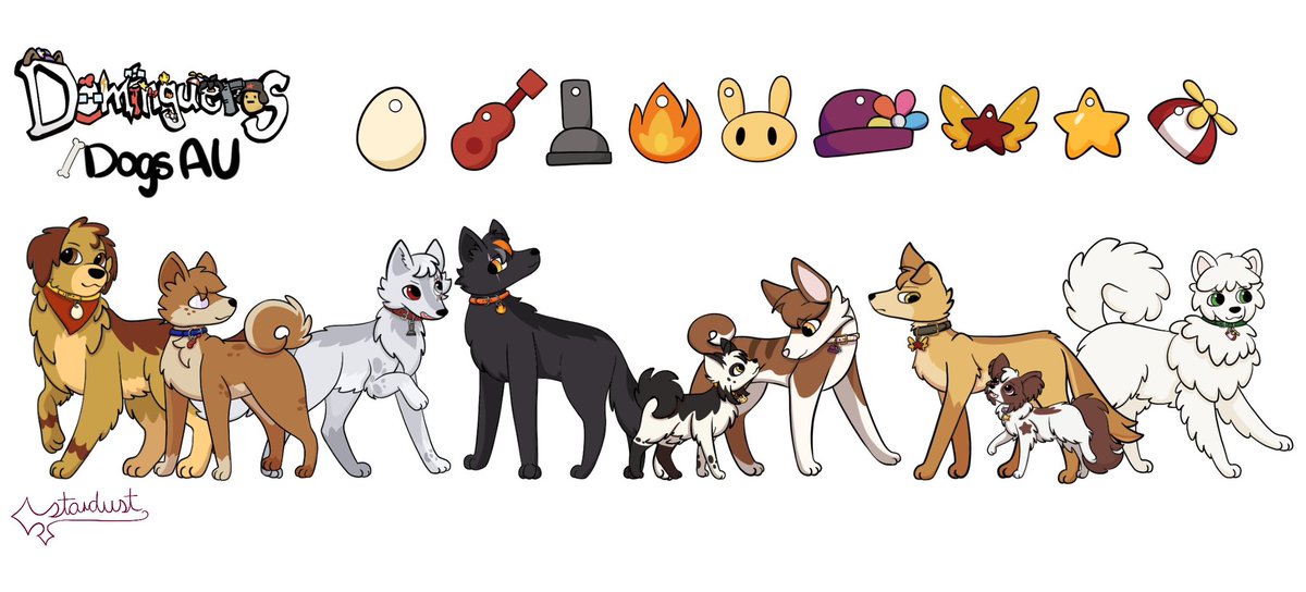 stardust360_'s tweet photo. Domingueros Dogs AU! 🦴🐶

Re-diseño Pollo Frito https://t.co/xfPU2UGHm4