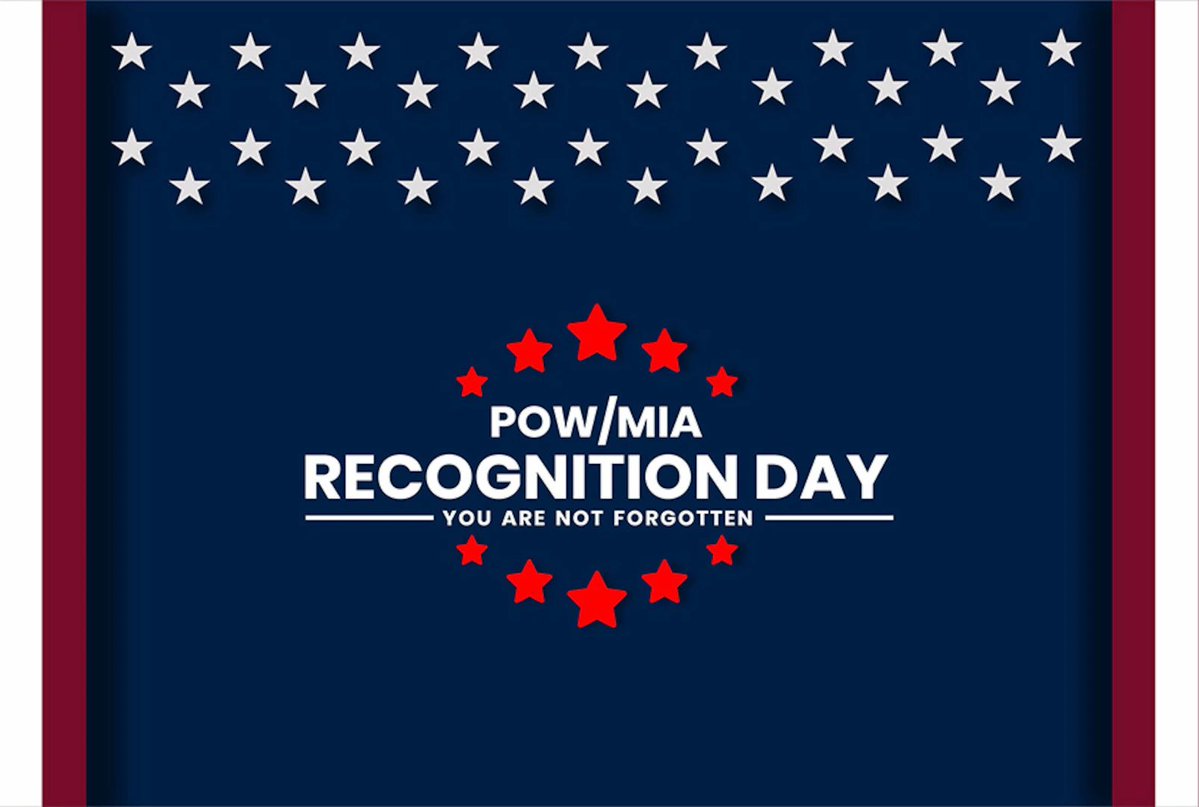 RepEscobar's tweet photo. On this POW/MIA Recognition Day, we pause to remember the brave servicemembers who were taken as prisoners of war and those who remain missing in action. 

My thoughts are with the families still waiting for answers. They are not - and never will be - forgotten. https://t.co/ASNubVMzT8