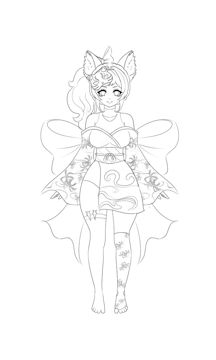 reyn_emote's tweet photo. New outfit sketch for @IrisMidnightFox is on the way🖌️
#newoutfit #Vtuberㅤ #commissionㅤ https://t.co/qRiS9tqaUp