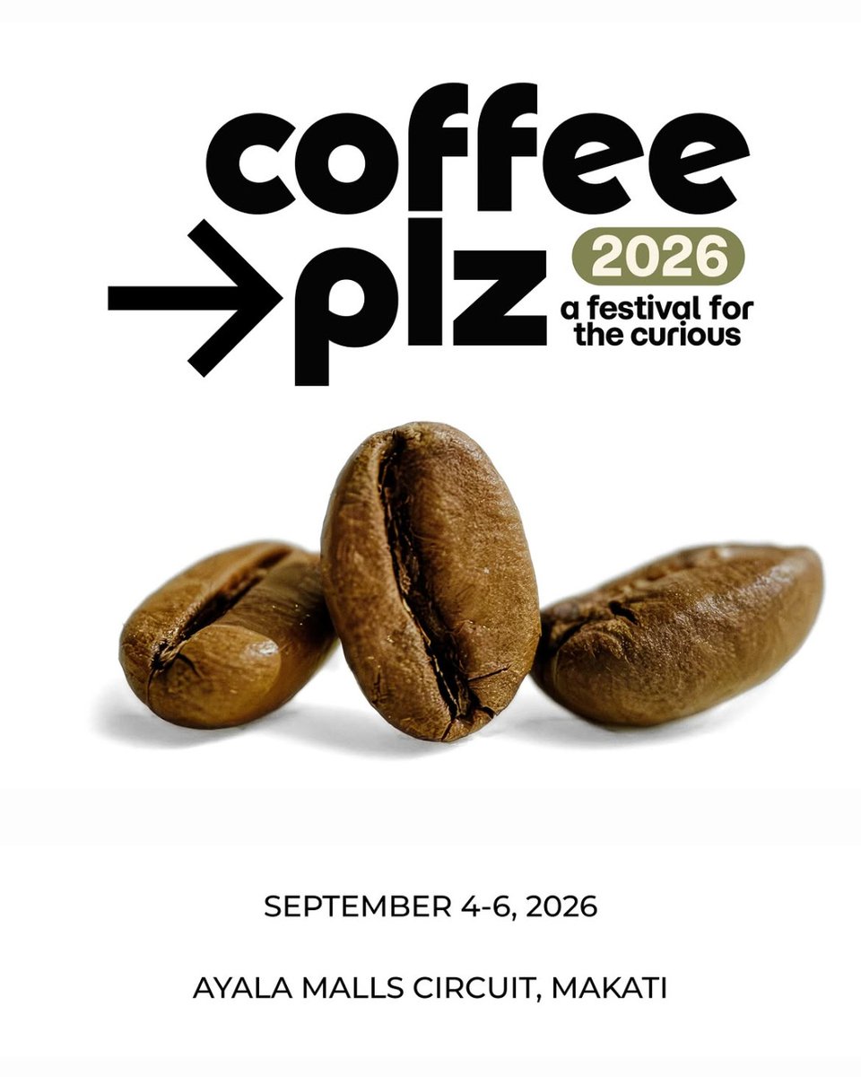 stellahernirdp's tweet photo. Coffee Plz Festival

September 4–6, 2026 
Ayala Malls Circuit, Makati, Philippines https://t.co/3WWqFf1LCT