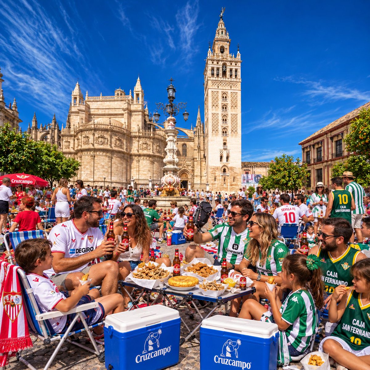 SevillaSurvive's tweet photo. Pues oye!

Mira que planazo para el Domingo!!

Tempranito para que los niños cambien estampas de futbol y luego a aprovechar nuestra plaza

Ni tan mal!

¿Cuanto tardarían los muchachos de Ozeluí en pasarse con la libretita? https://t.co/XwQRpxJMwI