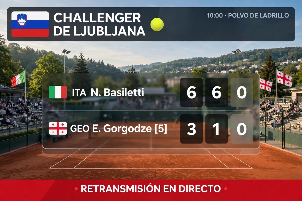 SportPerTuttiOk's tweet photo. WTA Challenger de Ljubljana 🎾🇸🇮 | Cuartos de Final 

N Basiletti 🇮🇹 6️⃣ | 6️⃣
E Gorgodze [5️⃣] 🇬🇪 3️⃣ | 1️⃣

#WTA #WTAChallenger #Challenger #Ljubljana #Eslovenia #NBasiletti #EGorgodze #Italia #Georgia https://t.co/61DTkdbxsx